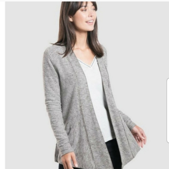 Kuhl Sweaters - Kuhl Nova Wrap Gray Open Front Cardigan-  Medium